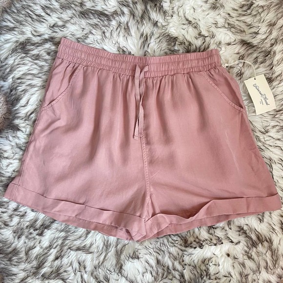 🛍️Universal Thread Boho Dusty Pink High Waisted Cuffed Shorts🛍️ - Picture 9 of 9